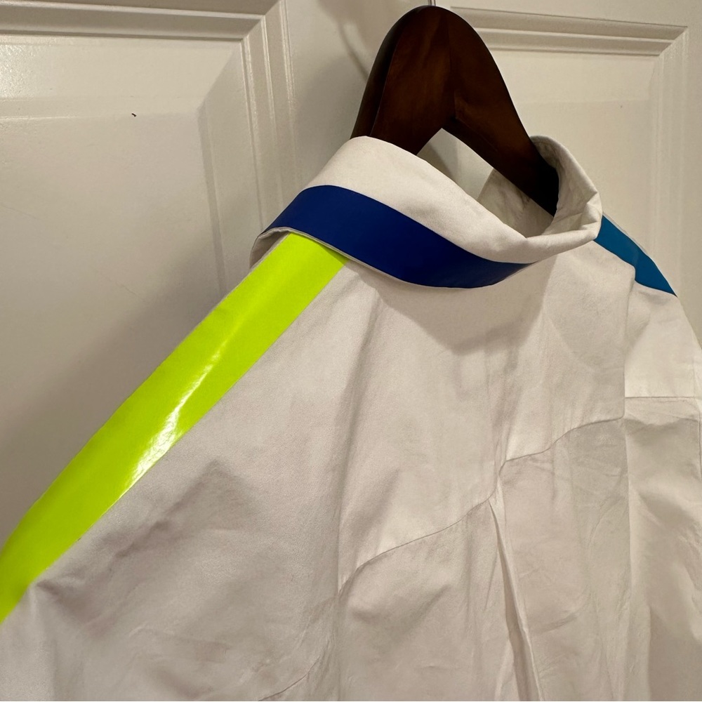 MaxMara Weekend “Flutterflies”Collection Label-Cut White Shirt Size:Medium 4/6 - Picture 14 of 16